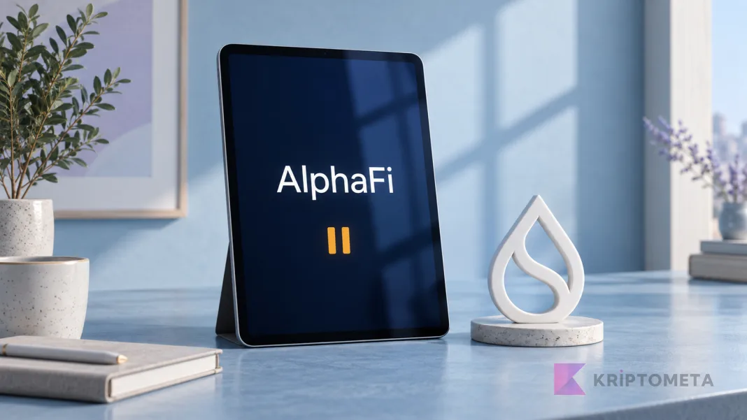 AlphaFi winds down on Sui: new loans halted, withdrawals open